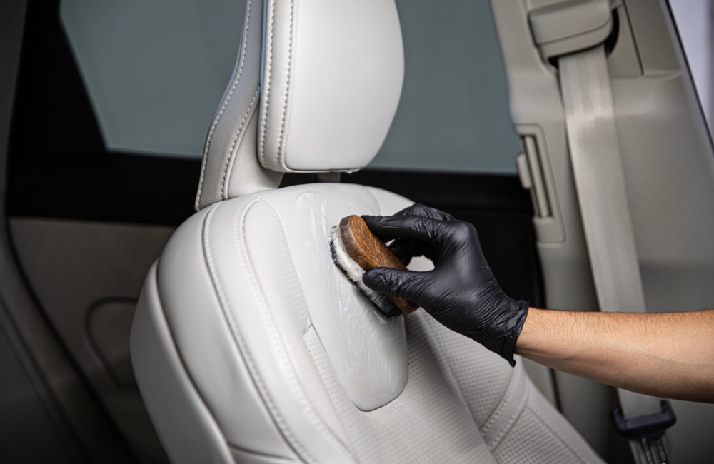 Do Not Use Bleach On Leather Car Seats ©Daniel Jedzura/Shutterstock.com