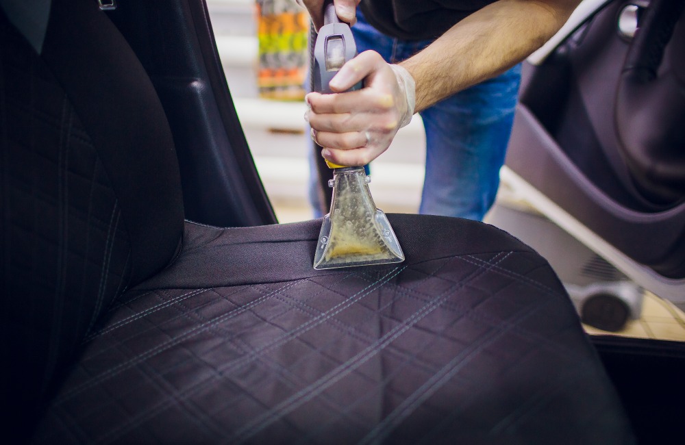 How To Clean Spilled Milk From A Car Seat ©Vershinin89/Shutterstock.com