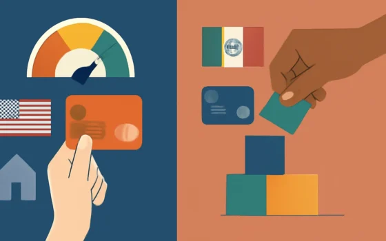 Cómo construir un historial crediticio desde cero: una guía para principiantes en Estados Unidos y México.